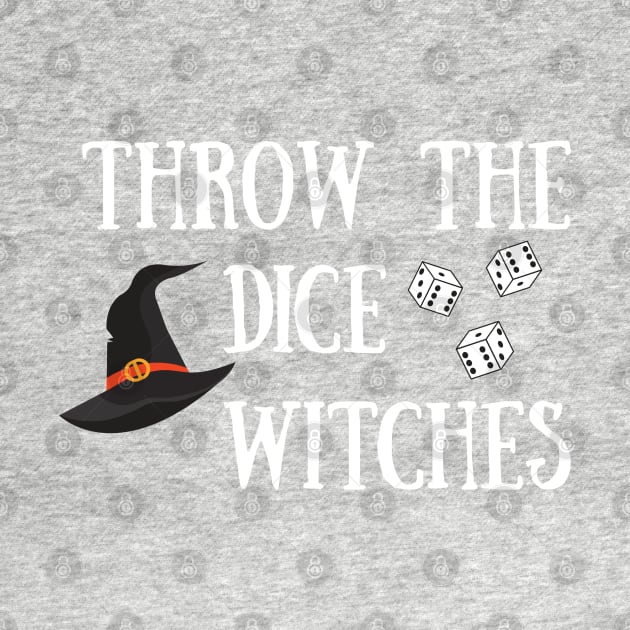 Throw the Dice Witches It's Buncoween Bunco Night Dice Game by MalibuSun